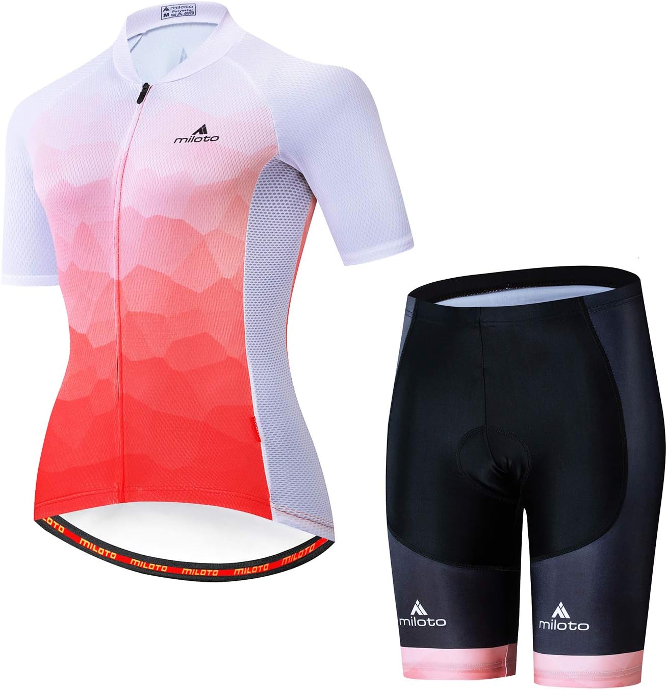 Miloto Cycling Jerseys Team Bike Shirts Women Biking Clothing Sets