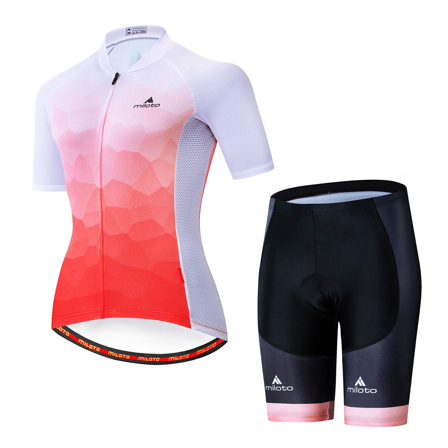 Miloto Cycling Jerseys Team Bike Shirts Women Biking Clothing Sets