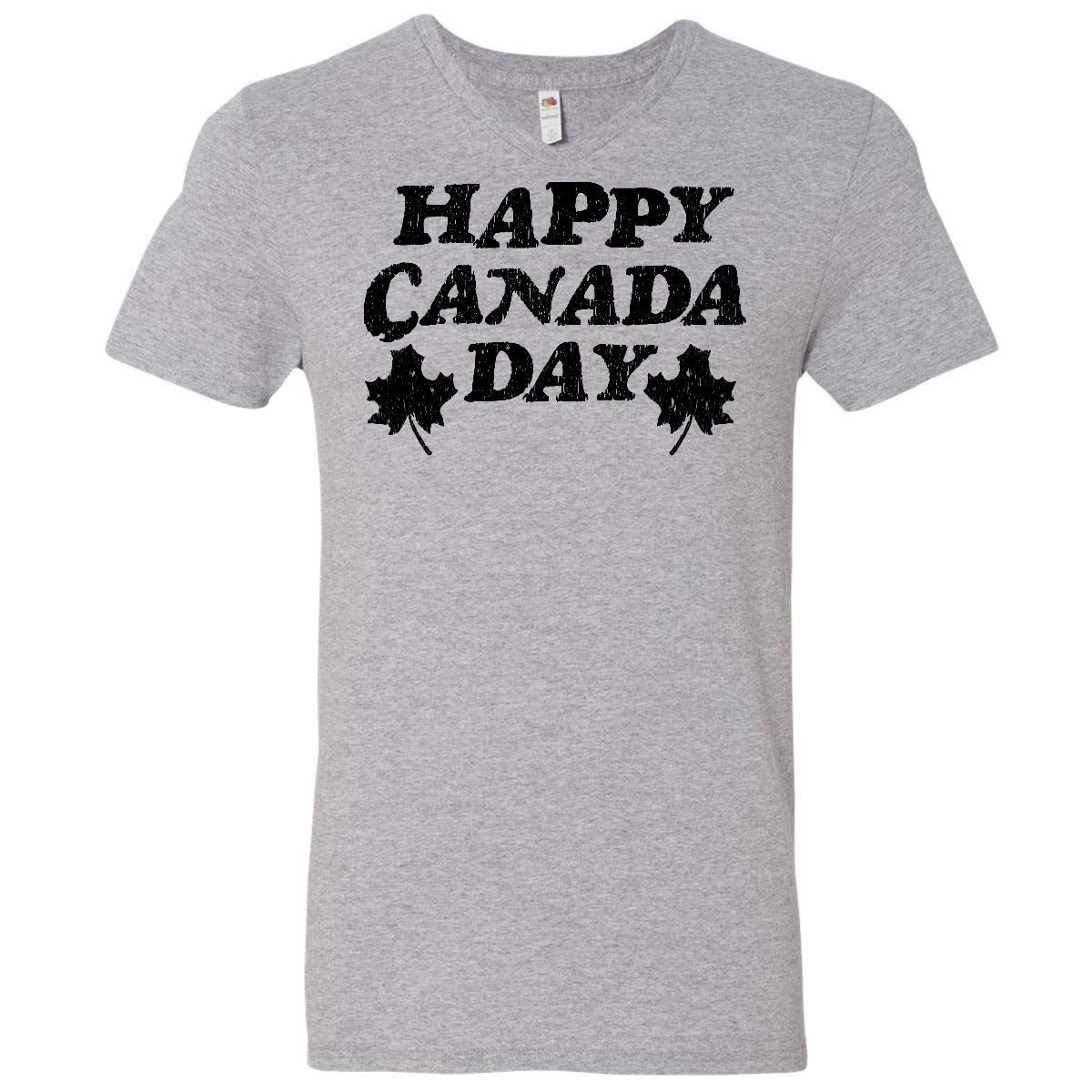 Happy Canada Day Distressed Text And S T Shirt 36371 Kinihax