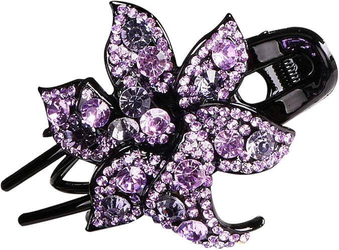 Amazon Fcz ヘアクリップ 髪留め ヘアピン ヘアアクセサリー バレッタ キラキラ髪飾り 大人っぽい ポニーテールクリップ 耐久性 日常 結婚式 パーティー 入学式 卒業式 誕生日 プレゼント バレッタ クリップ 通販