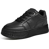 TIMEJOY Women's Chunky Platform Sneakers Fashion Classic Tennis Shoes Lace-Up Non-Slip for Casual Walking & Light Sports