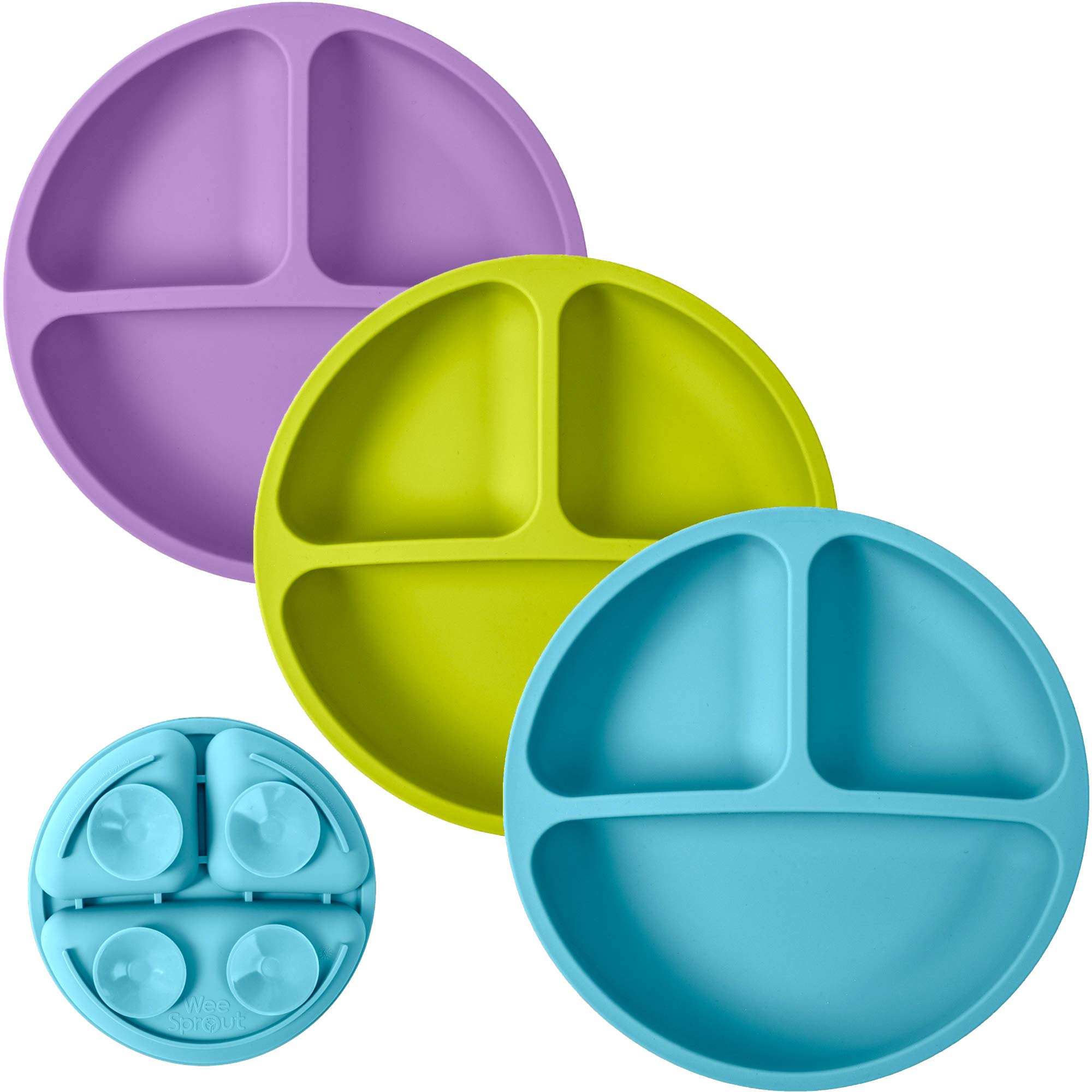 WeeSprout Suction Plates for Babies & Toddlers