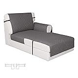 Easy-Going Reversible Chaise Lounge Couch Cover