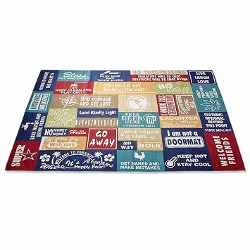 Teppich Freche Spruche 180x120 Cm Amazon De Kuche Haushalt