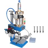 ATTMMOTOR STL-63 110V Pneumatic Punch Press Machine | Operation Pressure 200KG Small Desktop Punching Press Hand Machine 0.5-0.8Mpa