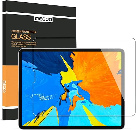 Amazon Com Megoo Apple Ipad Pro 11 Ipad Air 4 2020 10 Inch Glass Screen Protector 9h Hardness Easy Installation Sensitive Touch Tempered Glass Face Id And Apple Pencil Compatible
