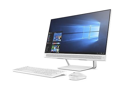 Hp Pavilion 24 Q253in 17 23 8 Inch All In One Desktop Intel Core I5 7400t 4gb 1tb Windows 10 Home Nvidia Geforce 930mx Graphics Amazon In Computers Accessories