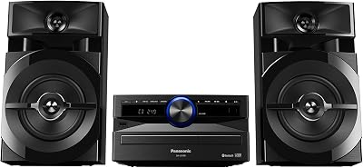 Panasonic SC-UX100E-K Black 300W Mini Hi-Fi System Bluetooth USB CD FM