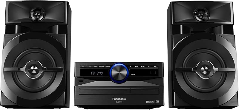 Panasonic SC-UX100E-K Black 300W Mini Hi-Fi System Bluetooth USB CD FM