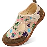 L-RUN Womens Slippers Wide Toe Box Barefoot Diabetic Shoes Ladies House Shoes Winter Slippers for Indoor and Outdoor