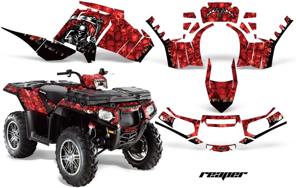 AMR Racing ATV Graphics kit Sticker Decal Compatible with Polaris Sportsman 850 2013