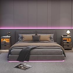 Gadroad LED Nightstand with Charging