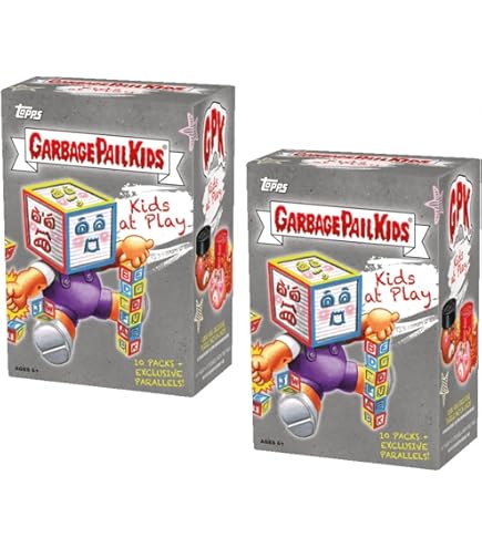 Amazon.com: 2-Pack 2022 Topps Garbage Pail Kids Chrome Series 5