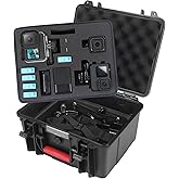 Smatree GA700-3 Waterproof Hard Case Compatible for GoPro Hero 13/12/11/10/9/8/7/6/5/4/3 Plus/3/GoPro 2018/AKASO Brave 7 LE/DJI OSMO Action Camera, 11.7 Liter(Camera and Accessories Not Included)