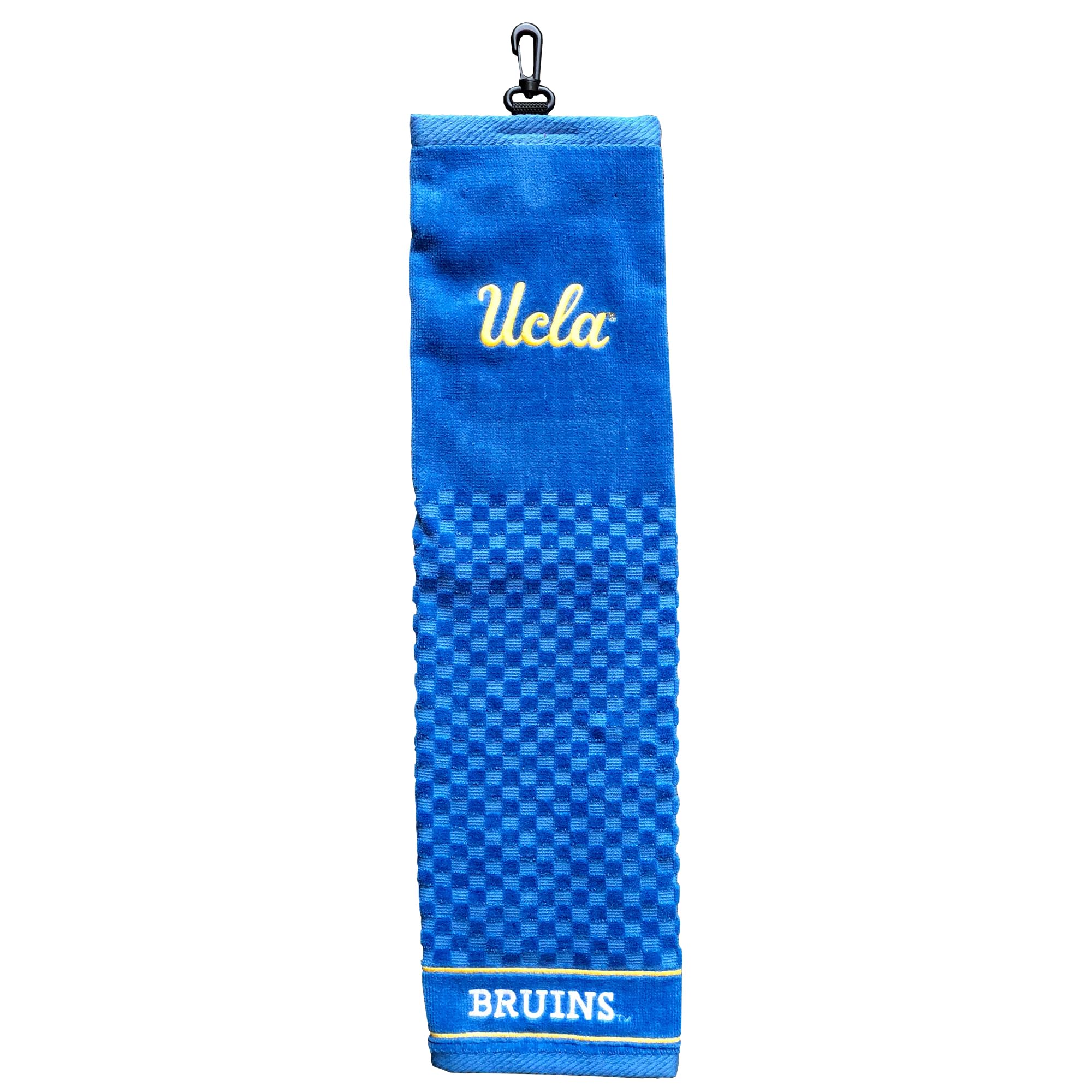 Team Golf NCAA UCLA Bruins Embroidered Golf Towel Embroidered Golf Towel, Checkered Scrubber Design, Embroidered Logo