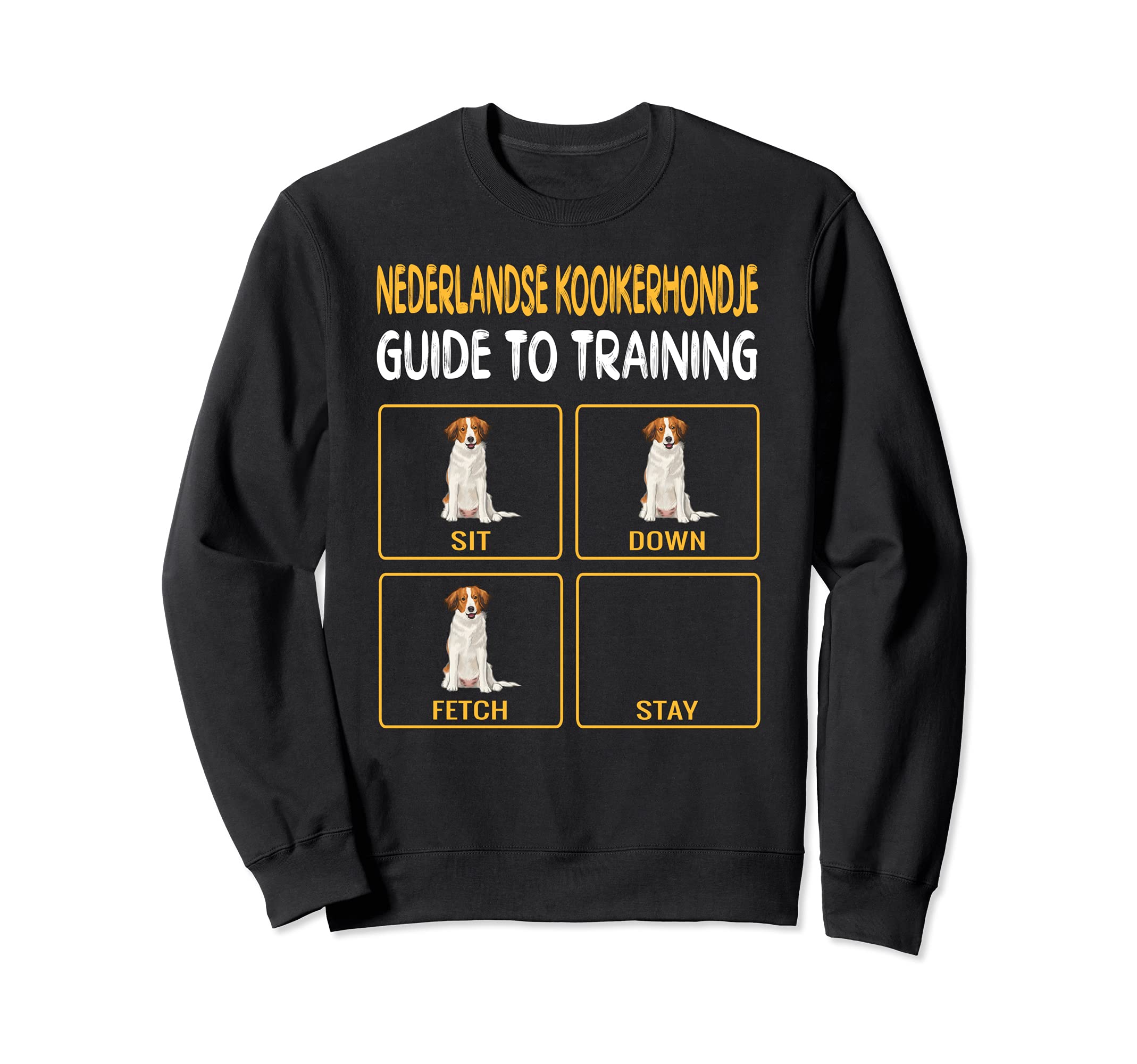 Nederlandse Kooikerhondje Guide To Training Dog Obedience Sweatshirt