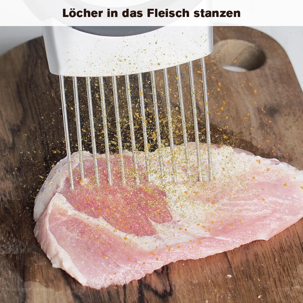 Schneiderhalter für Zwiebeln aus Edelstahl, 2025 Neuest zwiebelschneider, zwiebelschneider manuell zum Schneiden Tomate Zwiebel Schneidehilfe (1) 7