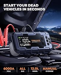 TREKURE 10-in-1 Car Battery Jump Starter with Air