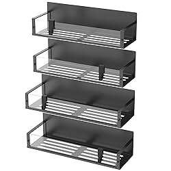HuggieGems 4 Pack Magnetic Spice Storage Rack