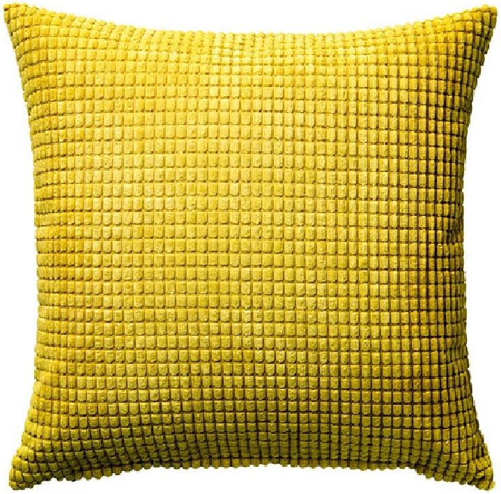 Ikea Cushion Throw Pillow Gullklocka Yellow Cover 20 X 20" with Zipper