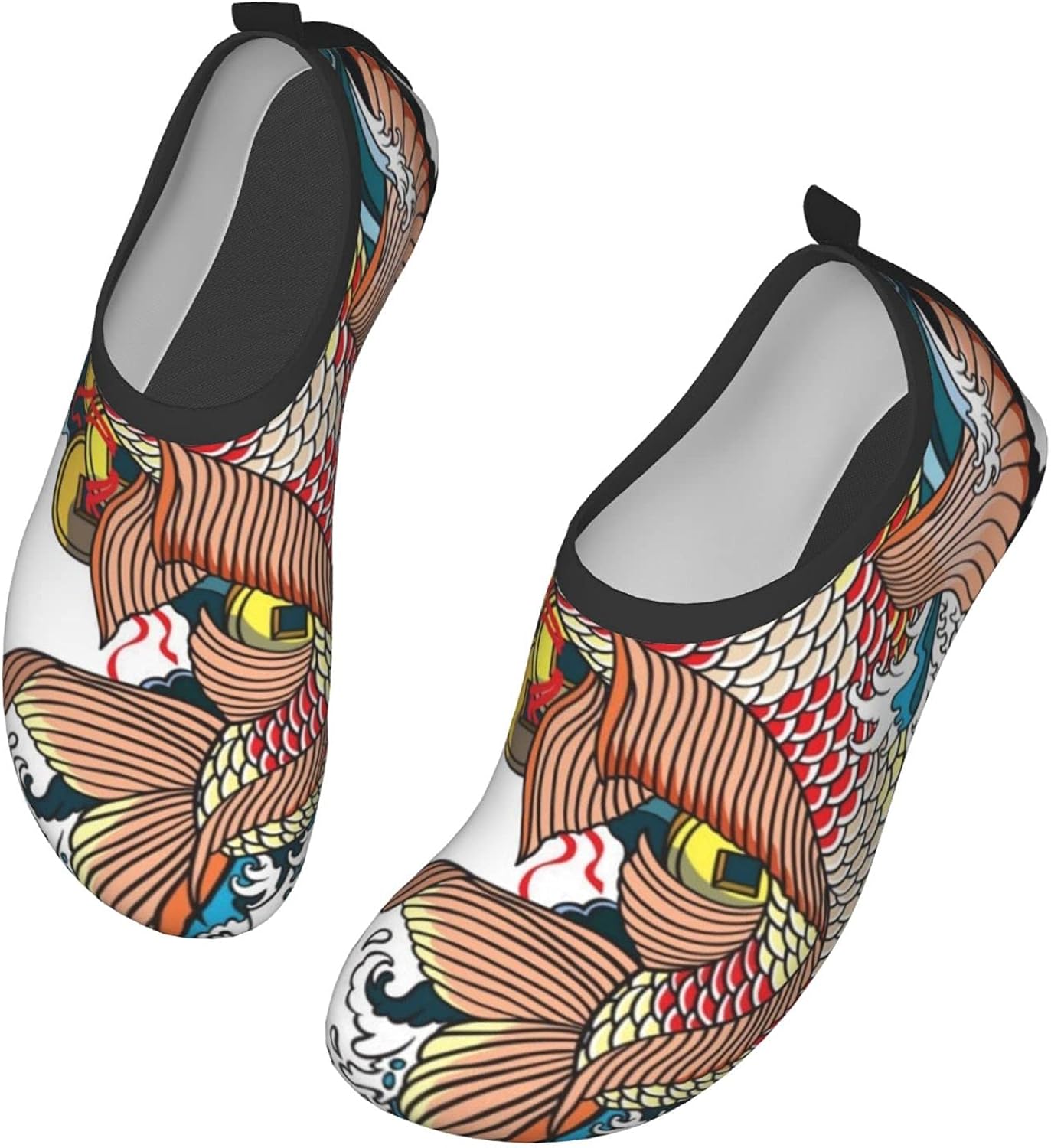 "N/A" Japanese Carp Koi Water Shoes for Women and Men