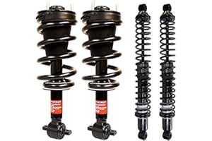 NEWPARTS Front Struts Coil Springs & Rear Shocks Monroe Kit For Chevy Silverado 1500 RWD