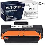 MLT-D103L/D103S (1-Pack Black) Toner Cartridge Compatible Replacement for Samsung ML-2955DW ML-2955ND ML-2950ND ML-2951D ML-2951ND SCX-4728FD SCX-4729FW SCX-4729FD Series Printers,Sold by JanToner.