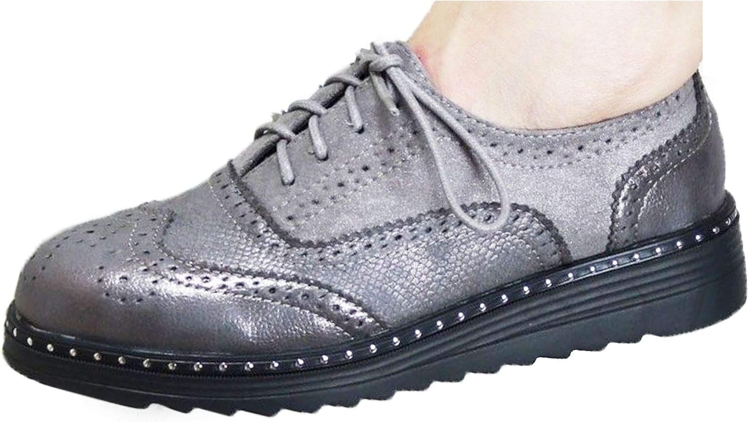 womens oxford brogue shoes