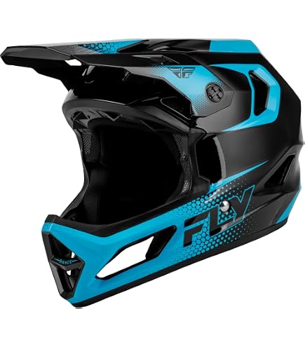 Amazon.com: Fly Racing Rayce MTB/BMX Bicycle Helmet (Black, Youth