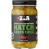 Original New Mexico Hatch Green Chile By Zia Green Chile Company - Delicious Flame-Roasted, Peeled &amp; Diced Southwestern Certified Green Peppers For Salsas, Stews &amp; More, Vegan &amp; Gluten-Free - 16oz