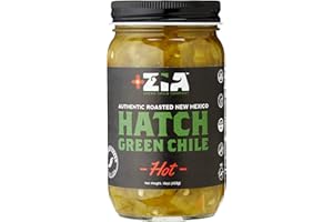 Original New Mexico Hatch Green Chile By Zia Green Chile Company - Delicious Flame-Roasted, Peeled & Diced Southwestern Certified Green Peppers For Salsas, Stews & More, Vegan & Gluten-Free - 16oz