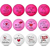 VioraWhite 12 Pcs Golf Valentine's Day Gifts for Men Women Funny Golf Balls Set for Dad Mom Husband Grandpa Golfers Lovers Happy Anniversary Valentine's Day Gifts