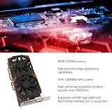 Cuifati RX 580 8GB GDDR5 256bit PCI Express 3.0 Graphics Card Dual Fan view 3