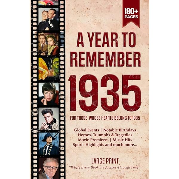Amazon.com: Journey Back To 1935: The Perfect Gift for Birthdays
