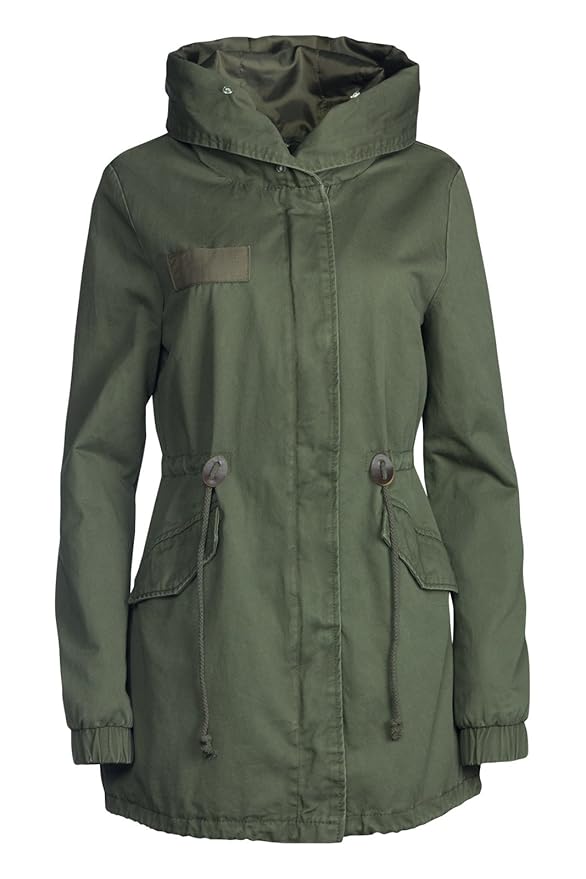 DAMEN WINTER JACKE 3in1 PELZ KAPUZE 100% BAUMWOLLE FELL KRAGEN WARM GEFÜTTERT