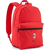PUMA Unisex AC Milan Essentials Backpack, For All Time Red- Black AH26, OSmallFA Acm Ess Backpack