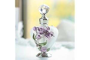 YU FENG Refillable Empty Flower Crystal Perfume Bottle Handmade Home Decor Lady Holiday Gift