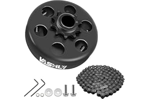 VASHLY Go Kart Clutch 3/4" Bore 10T with #40 41 420 Chain for Go Kart Minibike and Fun Kart Engine