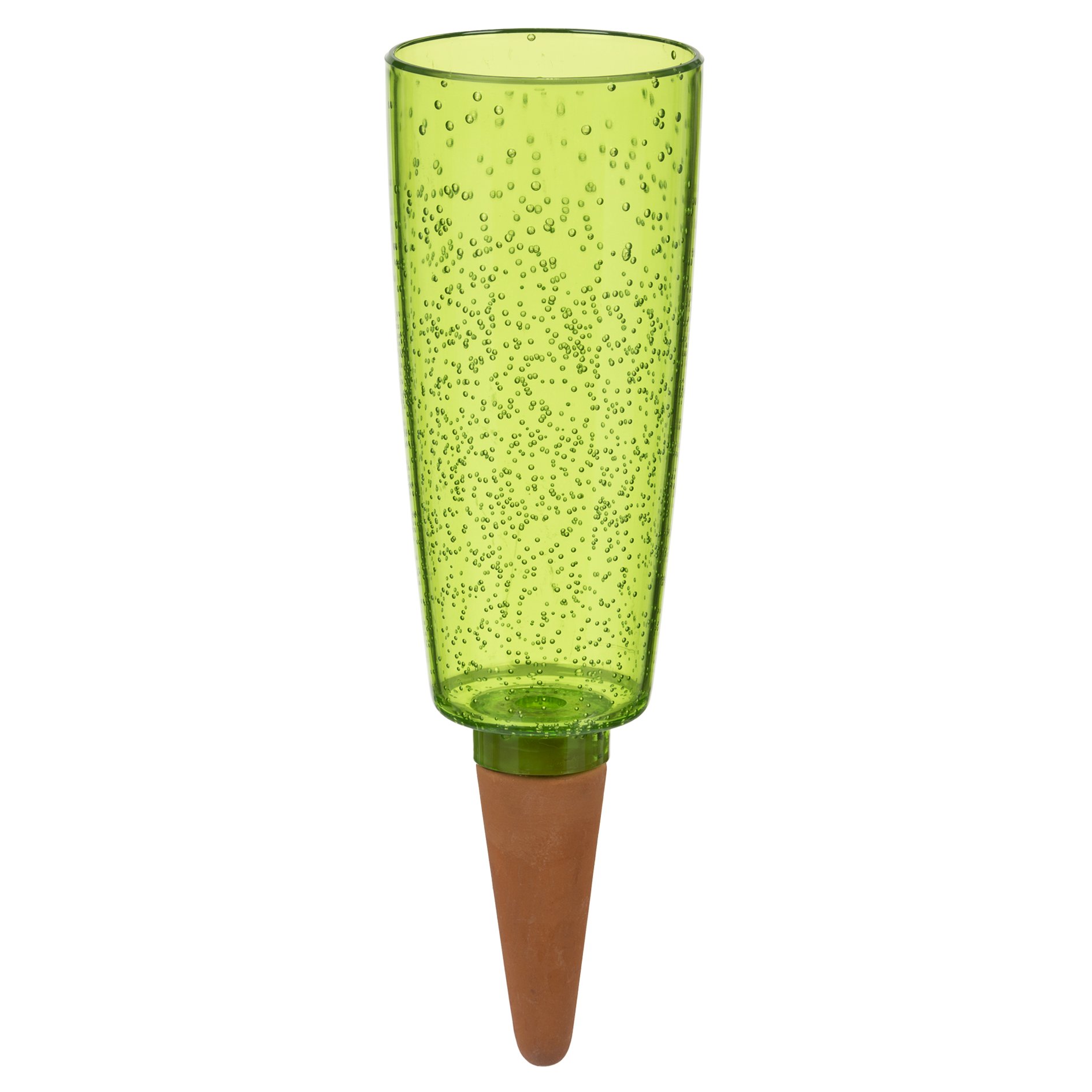 Scheurich 58869 Copa XXL Plastic Water Dispenser with Clay Cone, Green, 32 cm High, 1.0 Vol., 13 x 13 x 37 cm
