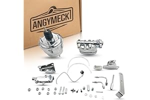 ANGYMECK 7" Dual Power Brake Booster Conversion Kit for 1964-1972 Chevelle GTO 442 Lemans Cutlass Caprice Skylark Monte Carlo El Camino 1967-1978 Chevy Camaro 1967-1969 Pontiac Firebird CNCB70008