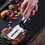 ANMAIKER Spatula Tongs, Fish Spatula, 304 Stainless Steel Spatula, Steak Tongs, Bbq Tongs, Flipping Easy Tongs, Clever Tongs