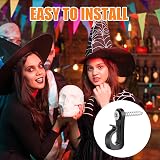 Jeffdad 20 Pcs Screw in Hooks for Outdoor String Lights Q-Hanger Light Clips view 7