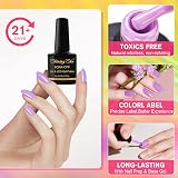 Shining She Neon Gel Nail Polish 10 Colors 8ml Soak Off UV/LED view 3
