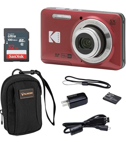 Amazon Canada: Kodak PIXPRO FZ55 Digital Camera (Red) + Point