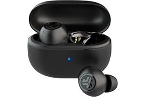 JLab Go Pop ANC True Wireless Earbuds & Charging Case, Black, Active Noise Cancelling, 10mm Drivers, Dual Connect, Customize Your Sound with App, Be Aware Mode, Compact Fit, MEMS Microphone