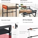 Multibao 2 Tier Expandable Microwave Rack Shelf, Kitchen Storage Solution view 5