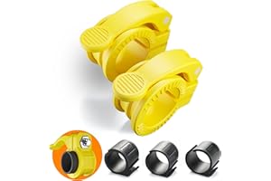 ZY-HUAN Mini Pro Barbell Clips 1 inch I Multi-Size Adjustable Barbell Collar I 1 inch Barbell ClampsIQuick Release Weight Clips Pair of Locking for Dumbbell Bar