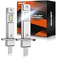 SEALIGHT H1 Bulbs 33000LM Super Bright, 1:1 Size Stock S6 H1 Fog Light No Adapter Required No Cordless, 6500K Cool White Hi/Lo Bulbs,Plug-N-Play, Driving Light, Pack of 2