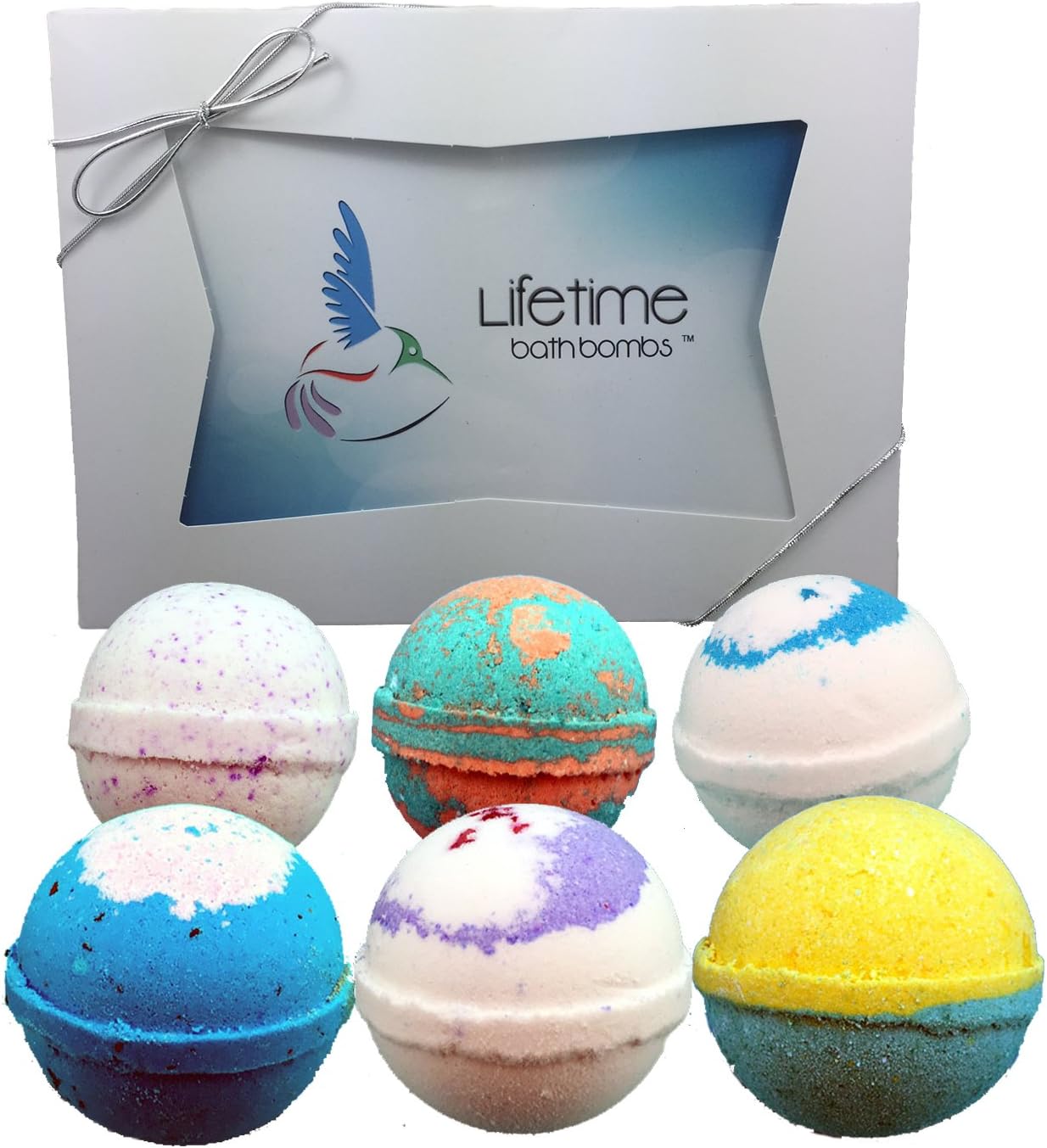 Bath Bomb Set - 6 Extra Large, 4.5 ounce