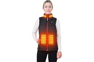 ANTARCTICA GEAR PRO ANTARCTICA GEAR Women's Heated Vest With 16000mAh Battery Pack, Rechargable Lightweight Heated Vest for Winter Outdoor